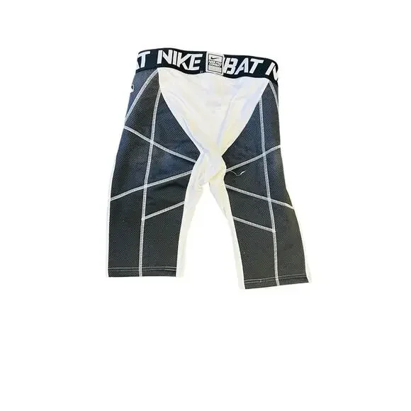 Nike Pro Combat Dri-Fit Padded Shorts YXL White Gray Football Training - Picture 2 of 3